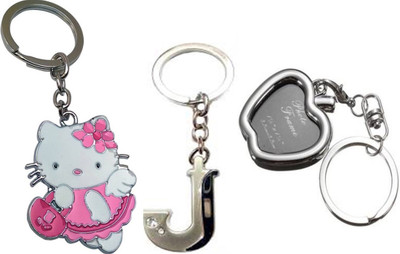 

MGP Fashion Cartoon With Alphabets And Black Ale Photo Frame Key Chain-784 Locking Key Chain(Multicolor)