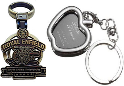 MGP Fashion Royal Enfield With Photo Frame Key Chain-808 Locking Key Chain(Multicolor)
