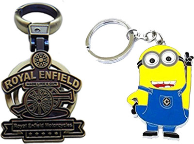 

MGP Fashion Royal Enfield With Cartoon Key Chain-656 Locking Key Chain(Multicolor)