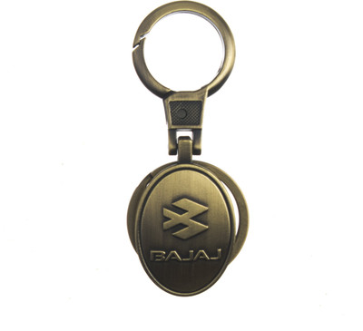 

Techpro Bajaj Golden Locking Key Chain(Multicolor)
