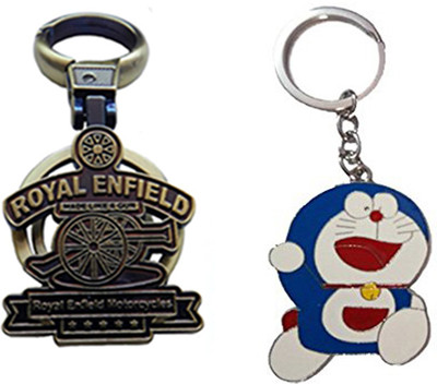 

MGP Fashion Royal Enfield With Cartoon Key Chain-668 Locking Key Chain(Multicolor)