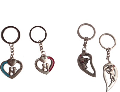 

JOSHISNEST Heart Love Couple Key Chain(Multicolor)