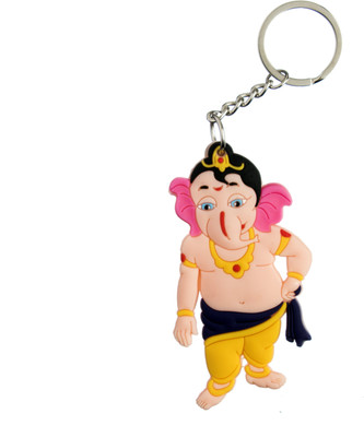 

Techpro Ganesha Ganapthi Doublesided Key Chain(Multicolor)