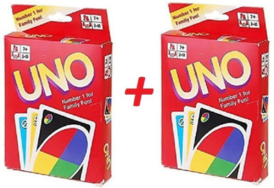 

SelectionWorld UNO Playing Flash Cards (2 Sets Of 108 Cards Each)(Red)