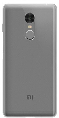 Aspir Back Cover for Mi Redmi Note 4 InstlWiuz73MDCB050(Transparent, Silicon, Pack of: 1)