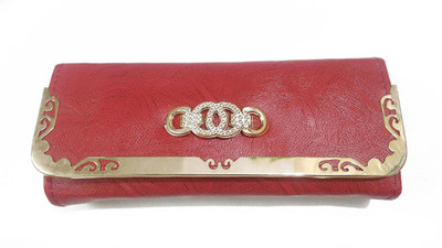 

R FASHION Casual Red Clutch