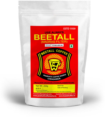 

BEETALL Madras Filter Coffee Powder 450 gm +50Gms free for prepaid order-Coffee in a measure is a treasure Filter Coffee 450 g(Pack of 2, Chikory Flavoured)