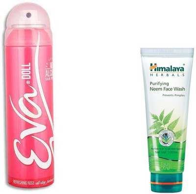 

Himalaya neem face wash, eva deo(Set of 2)