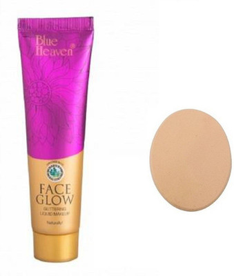 

Blue Heaven face glow foundation with single sponge(Set of 2)
