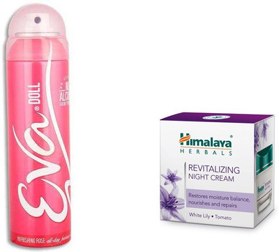 Himalaya night cream, eva deo(Set of 2)