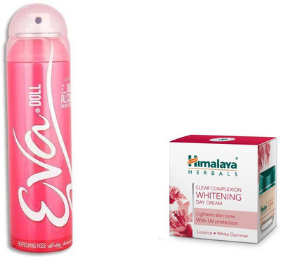 

Himalaya clear complexion whitening day cream, eva deo(Set of 2)