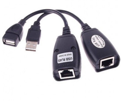 

dct USB CAT5/CAT5E/6 RJ45 LAN EXTENSION ADAPTER CABLE 150FT [C806] Network Cable(Compatible with Mobile, Laptop, Tablet, Mp3, Gaming Device, Black)