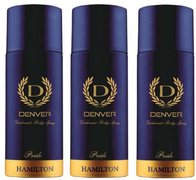 Denver pride Deodorant Spray - For Men(450 ml, Pack of 3)
