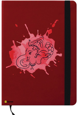 

Hamee A6 Notebook(Happy Diwali Special A6 Notebook Red Leather Ganpati Bappa, Red)