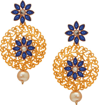 Divastri Beautiful Crystal Alloy Drops & Danglers