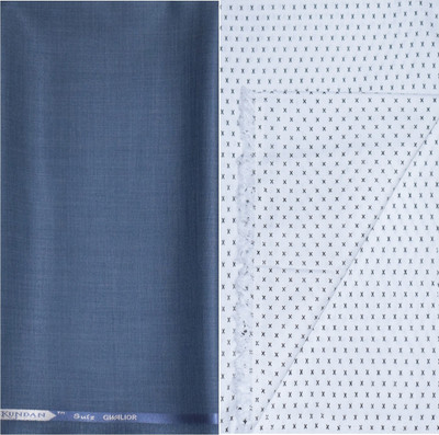 KUNDAN SULZ GWALIOR Polycotton Graphic Print Shirt & Trouser Fabric