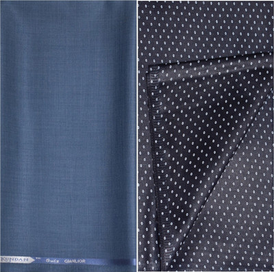 KUNDAN SULZ GWALIOR Polycotton Graphic Print Shirt & Trouser Fabric