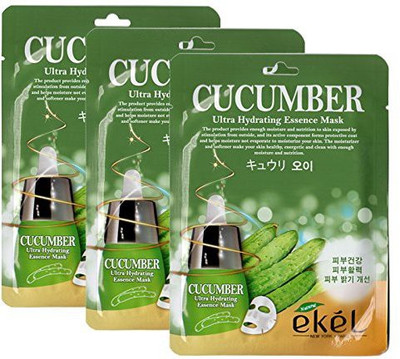 

Ekel Cucumber Ultra Hydrating Essence Face Mask Sheet(25 ml)