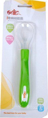 GURU KRIPA BABY PRODUCTS Spoon - Silicone(Green)