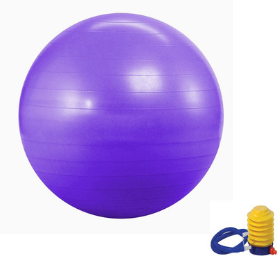 

Fitness Carnival Anti Burst Gym Ball with Foot Pump Gym Ball(With Pump), Purple