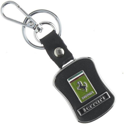 

Shubheksha Ferrari Logo Leather-Metallic Locking (KC-126) Key Chain
