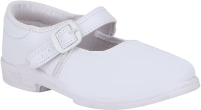 

Pollo Girls Strap Formal Boots(White