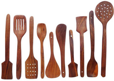 

MartCrown Wooden Ladle(Pack of 10)