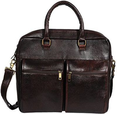 

O.K. International 15.6 inch Laptop Messenger Bag(Brown)