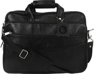 

Royal Leather Emporium 17 inch Laptop Messenger Bag(Black), Rle-blk