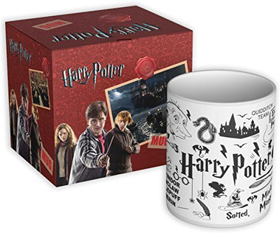 

Mc Sid Razz Mc Sid Razz Official "Harry Potter" - Black - Coffee - licensed by Warner Bros Ceramic Mug(350 ml), Multicolor