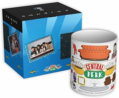 

Mc Sid Razz Mc Sid Razz Official " Friends - Tv Series " Doodle - licensed by Warner Bros Ceramic Mug(350 ml), Multicolor