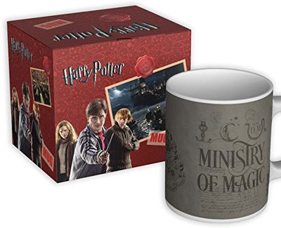 

Mc Sid Razz Harry Potter - Ministry Of Magic Ceramic Mug(350 ml), Multicolor