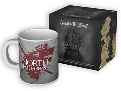 

Redwolf Game Of Thrones - North Remembers White (Official Licensed) Ceramic Mug(350 ml), Multicolor