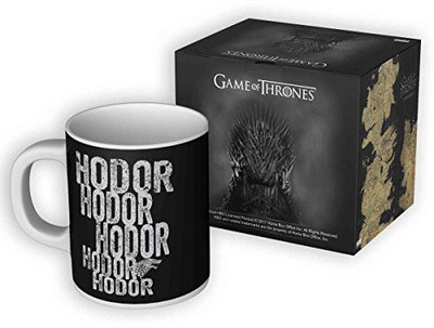

Redwolf Game Of Thrones - Hodor(Official Licensed) Ceramic Mug(350 ml), Multicolor
