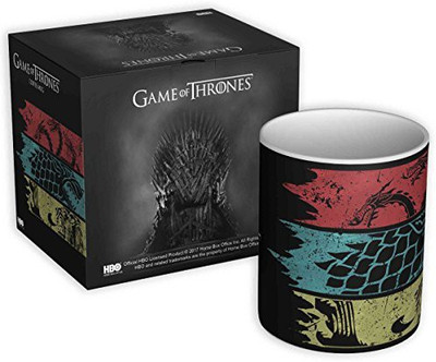 

Redwolf Game Of Thrones - Flag(Official Licensed) Ceramic Mug(350 ml), Multicolor