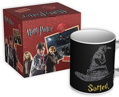 

Mc Sid Razz Mc Sid Razz Official "Harry Potter" - Sorted - Coffee - licensed by Warner Bros Ceramic Mug(350 ml), Multicolor