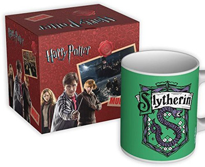 

Mc Sid Razz Mc Sid Razz Official "Harry Potter" - Slytherin - Coffee - licensed by Warner Bros Ceramic Mug(350 ml), Green