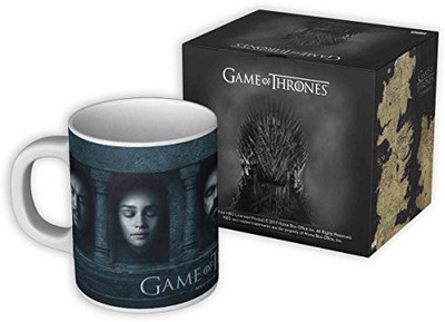 

Redwolf Game Of Thrones- Hall of Faces (Official Licensed) Ceramic Mug(350 ml), Multicolor