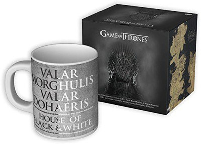 

Redwolf Game Of Thrones - Valar(Official Licensed) Ceramic Mug(350 ml), Multicolor