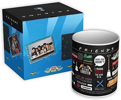 

Mc Sid Razz Official "F.r.i.e.n.d.s" - Infographic Ceramic Mug(350 ml), White