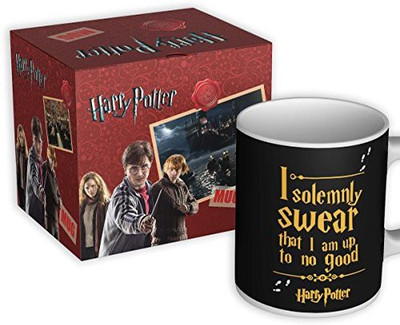 

Mc Sid Razz Mc Sid Razz Official "Harry Potter" - Solemnly Swear Yellow - Coffee - licensed by Warner Bros Ceramic Mug(350 ml), Multicolor