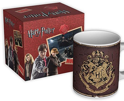 

Mc Sid Razz Mc Sid Razz Official "Harry Potter" - Hogwarts House Crest 1 - Coffee - licensed by Warner Bros, USA Ceramic Mug(350 ml), Multicolor