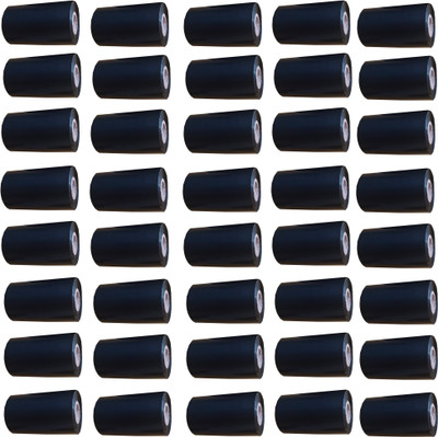 

Royaltec Royaltec 110MMX300Mtr Barcode Ribbon Set of 40 Non-adhesive Paper Label(Black)