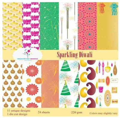 

craftsneed Designer Printed 12x12 Multipurpose Paper(Set of 1, Multicolor)