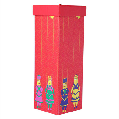 toshakhana Printed Party Box(Red, Pack of 1)