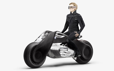 

BMW Motorrad Vision Next 100 4K 8K ON HI QUALITY LARGE PRINT 36X24 INCHES Photographic Paper(36 inch X 24 inch, Rolled)