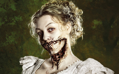

Jess Radomska Pride And Prejudice And Zombies movies ON HI QUALITY LARGE PRINT 36X24 INCHES Photographic Paper(36 inch X 24 inch, Rolled)