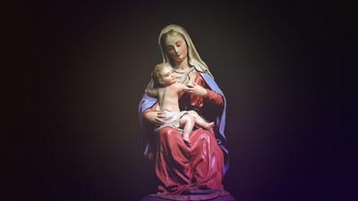 

maria jesus child ON FINE ART PAPER HD QUALITY WALLPAPER POSTER Fine Art Print(19 inch X 13 inch, Rolled)