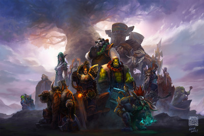 

DARK GNOME HUMAN ORC SYLVANAS WINDRUNNER TAUREN VARIAN ON HI QUALITY LARGE PRINT 36X24 INCHES Photographic Paper(36 inch X 24 inch, Rolled)