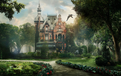 

Beautiful Fantasy Dream Home 4K 5K ON FINE ART PAPER HD QUALITY WALLPAPER POSTER Fine Art Print(19 inch X 13 inch, Rolled)